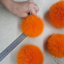 Load image into Gallery viewer, Orange pompom
