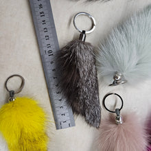 Load image into Gallery viewer, Fox fur keychain / Piekariņi
