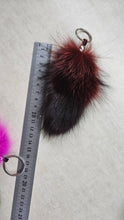 Load image into Gallery viewer, Fox fur keychain / Piekariņi
