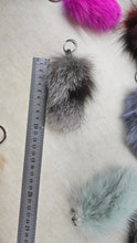 Load image into Gallery viewer, Fox fur keychain / Piekariņi
