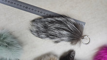 Load image into Gallery viewer, Fox fur keychain / Piekariņi
