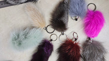 Load image into Gallery viewer, Fox fur keychain / Piekariņi
