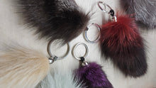 Load image into Gallery viewer, Fox fur keychain / Piekariņi
