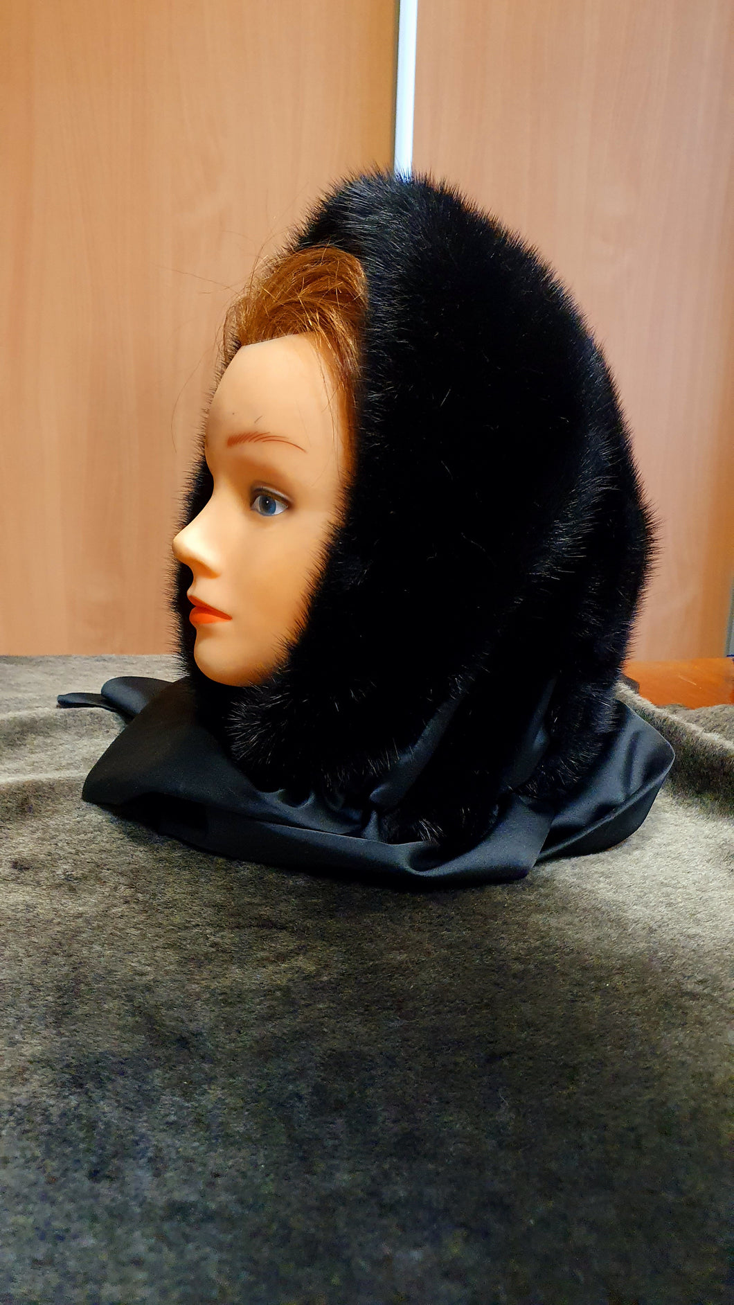 Mink hood