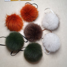 Load image into Gallery viewer, Green polar fox pompom.
