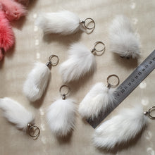 Load image into Gallery viewer, Fox fur keychain / Piekariņi
