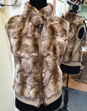 Load image into Gallery viewer, Light brown rabbit vest
