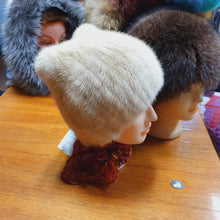 Load image into Gallery viewer, beige mink hat &quot;Cat&quot;
